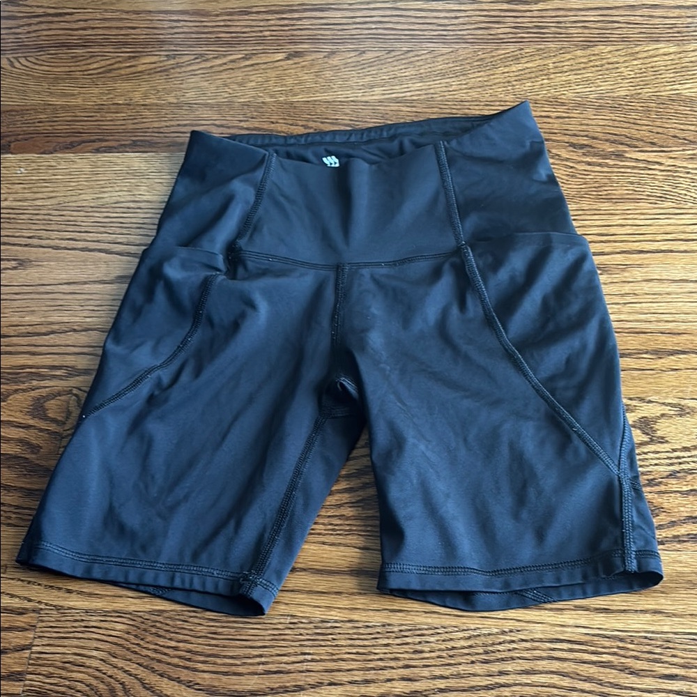 All in Motion black biker shorts